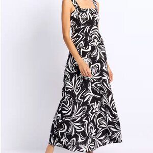 Model is size S | Height 5’10”  Vince Camuto Sleeveless Maxi Dress